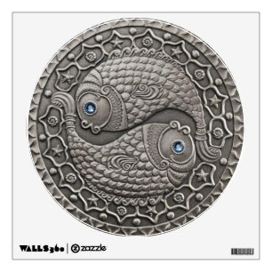 Pisces Medallion Wall Decal