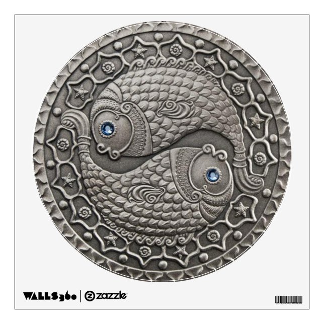 Pisces Medallion Wall Decal (Front)