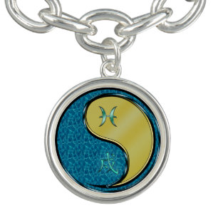 Pisces & Metal Dog Bracelet
