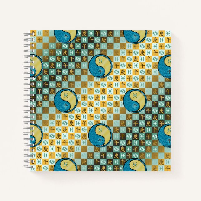 Pisces & Metal Horse Notebook (Front)