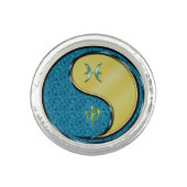 Pisces & Metal Monkey Ring (Front)