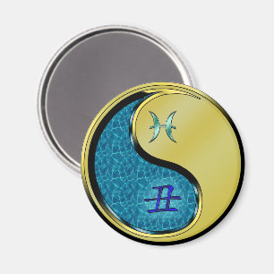 Pisces & Metal Ox Magnet