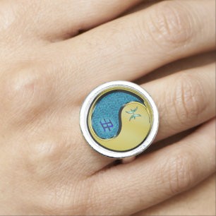 Pisces & Metal Ox Ring
