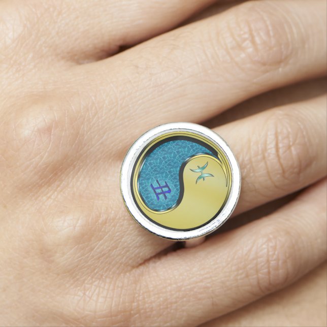Pisces & Metal Ox Ring (In Situ)