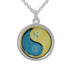 Pisces & Metal Rabbit Sterling Silver Necklace