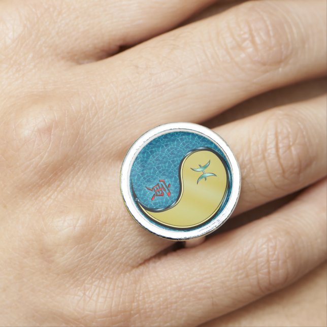 Pisces & Metal Tiger Ring (In Situ)