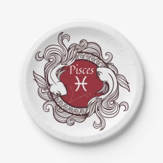 Pisces Paper Plate