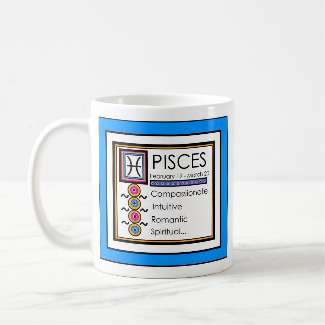 Pisces Personality Traits 11oz. Classic Mug (Left)