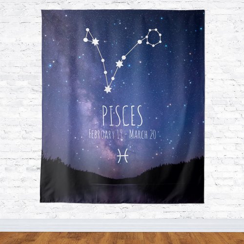 Pisces  Personalized Astrology Tapestry