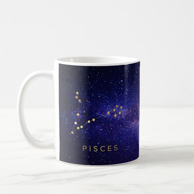 Pisces Personalized Mug Birthday Gift (Left)