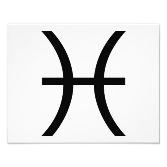 Pisces Photo Print (Front)