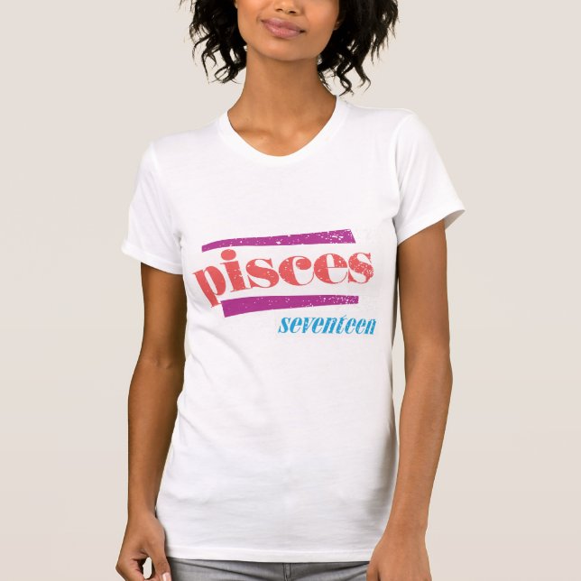 Pisces Pink T-Shirt (Front)