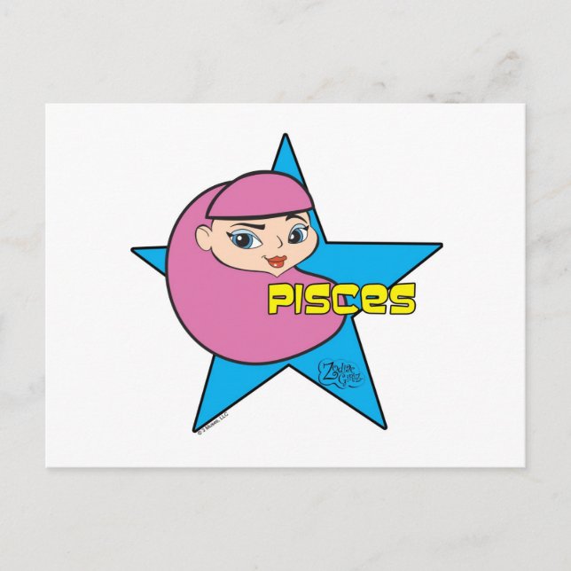 Pisces Postcard (Front)