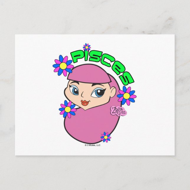 Pisces Postcard (Front)