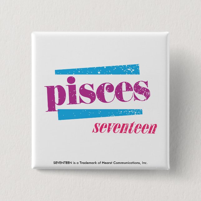 Pisces Purple Button (Front)