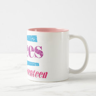 Pisces Purple Two-Tone Coffee Mug