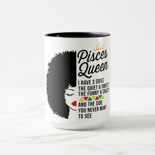 Pisces Queen Mug