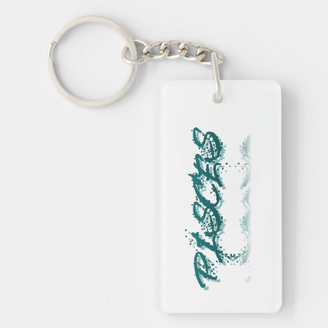 Pisces Reflection Keychain (Front)