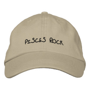 Pisces Rock Embroidered Baseball Cap