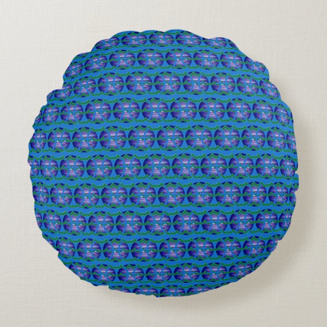Pisces Round Pillow (Front)