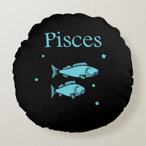 Pisces Round Pillow
