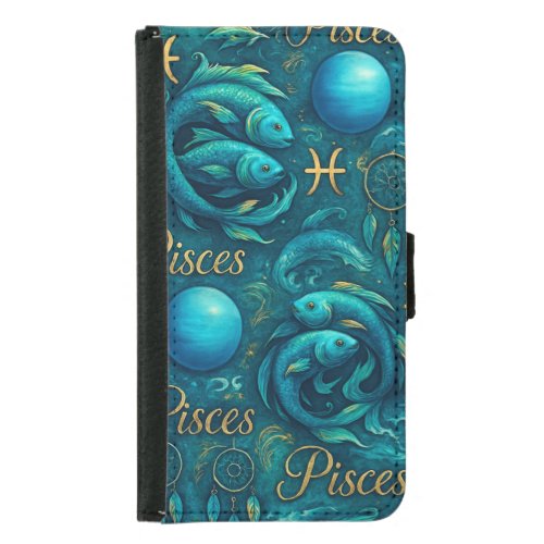 Pisces Samsung Galaxy S5 Wallet Case