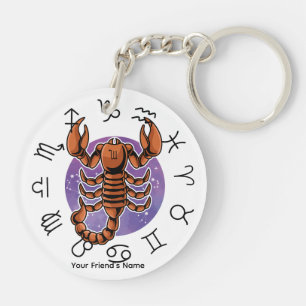 Pisces & Scorpio Acrylic Keychain