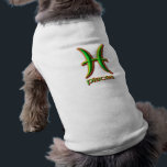 Pisces Shirt<br><div class="desc">Lovely, cosmic green zodiac Pisces looks great on just about anything.</div>