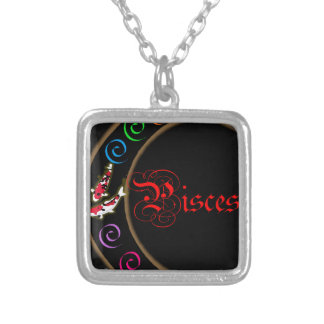 Pisces Silver Plated Necklace