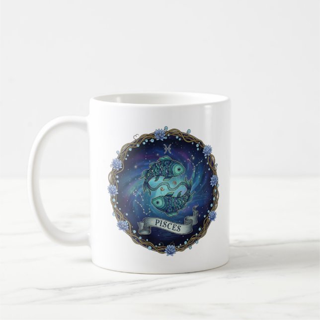 Pisces special Zodiac  Coffee Mug (Left)