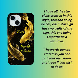 Pisces star sign  iPhone 15 case
