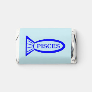 Pisces Star Sign Fish Custom Birthday Party Hershey's Miniatures