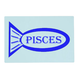 Pisces Star Sign Fish Custom Placemat