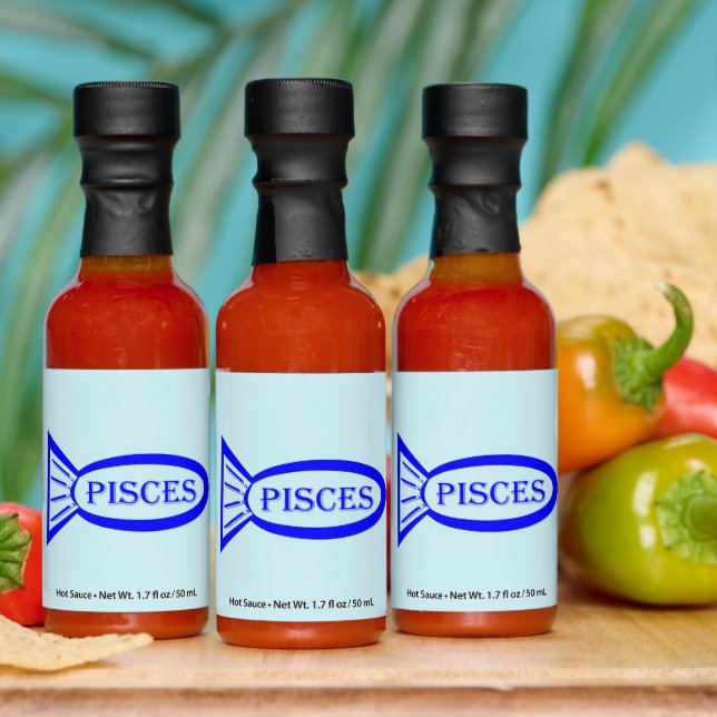 Pisces Star Sign Fish Hot Sauces (Multi)