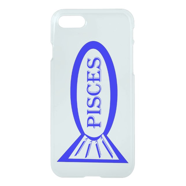 Pisces Star Sign Fish iPhone Case (Back)