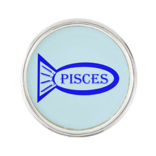 Pisces Star Sign Fish Lapel Pin