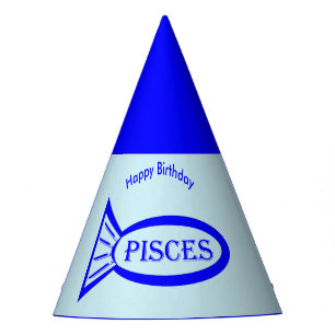 Pisces Star Sign Fish Party Hat