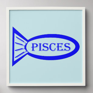 Pisces Star Sign Fish Peel And Stick Photo Tile