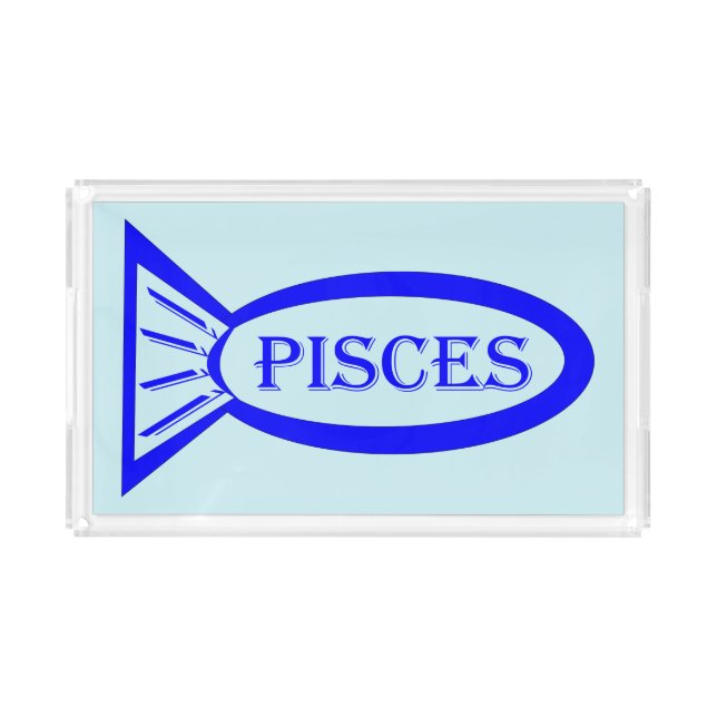 Pisces Star Sign Fish Perfume Tray (Front)