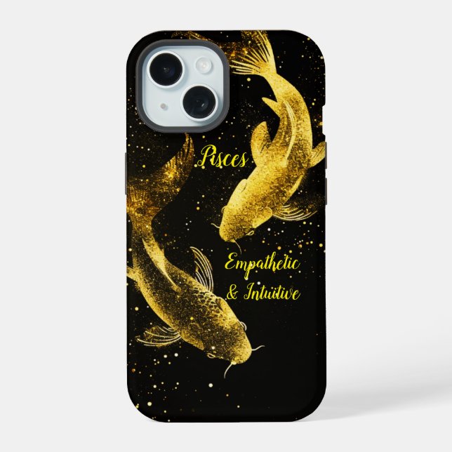 Pisces star sign  iphone case (Back)