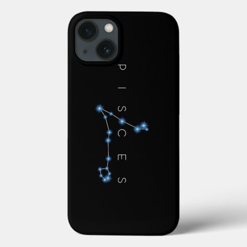 pisces star zodiac sign constellation horoscope as iPhone 13 case