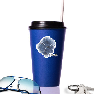 Pisces Starry Night Constellation Custom-Cut Sticker