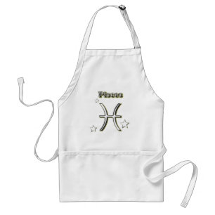 Pisces symbol adult apron