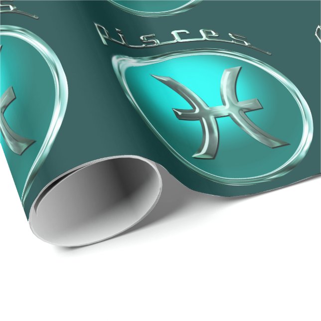 Pisces | The Fish Astrological Sign Wrapping Paper (Roll Corner)