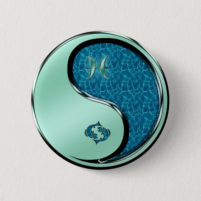 Pisces the Fish Button (Front)