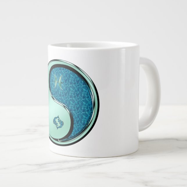 Pisces the Fish Giant Coffee Mug (Front Right)