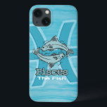 Pisces The Fish water sign ipad case<br><div class="desc">Pisces “The Fish” Greek astrology ipad case with Piscean symbols. A perfect gift for Pisceans (born between 18 February – 20 March). Uniquely drawn and designed by Sarah Trett.</div>