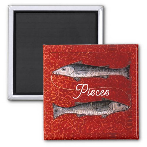 Pisces the Fish Zodiac Sign Birthday Party Magnet