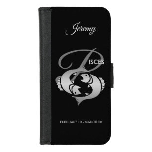 Pisces ♓ the Fish - Zodiac Sign iPhone 8/7 Wallet Case