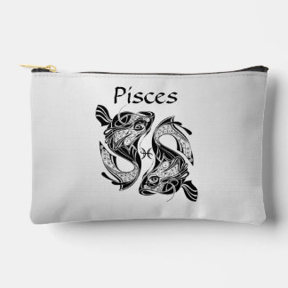 Pisces the Fish Zodiac Symbol and Sign Accessory Pouch